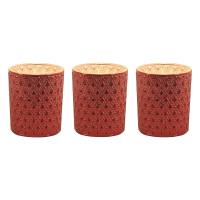 Aroma Red Lustre 3 Tealight & Votive Holder Set Extra Image 1 Preview